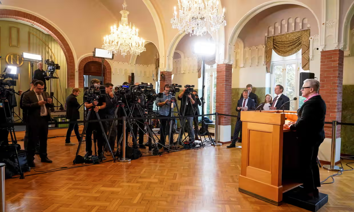 Председатель норвежского комитета по присуждению Нобелевской премии мира Берит Рейсс-Андерсен объявила о присуждении премии.